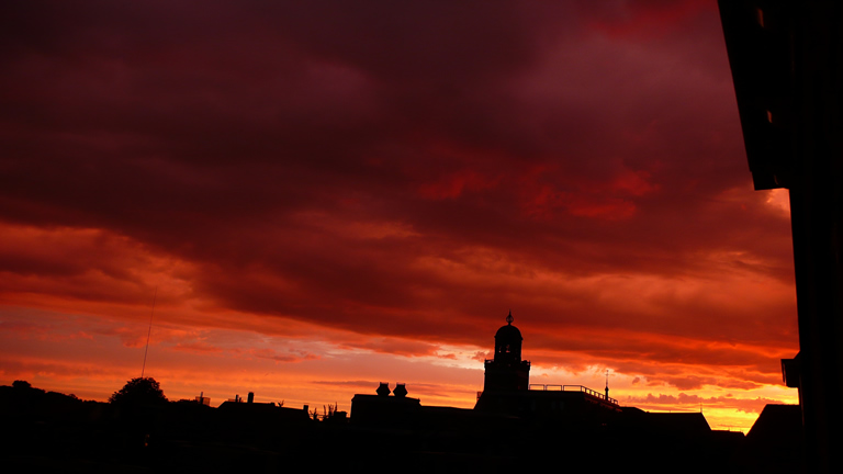 Sunset over Lebuinus