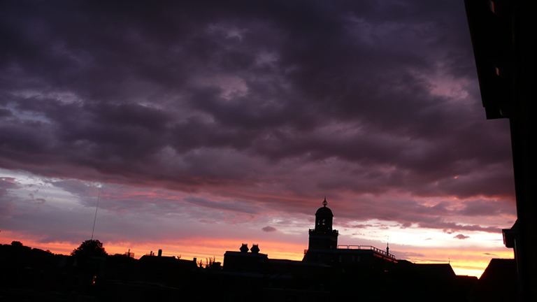 Sunset over Lebuinus