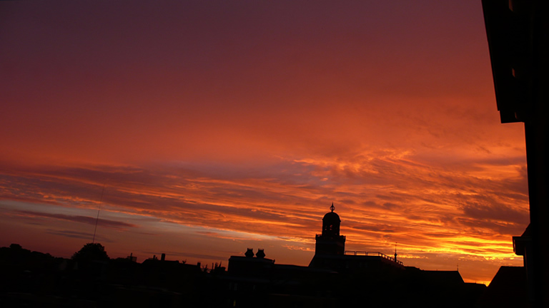 Sunset over Lebuinus