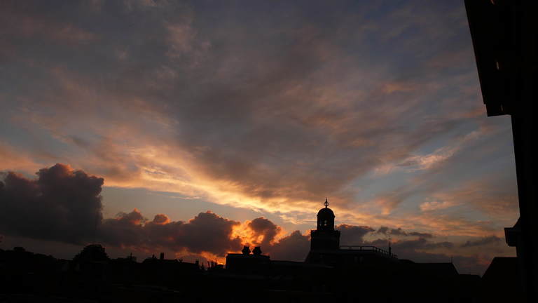 Sunset over Lebuinus