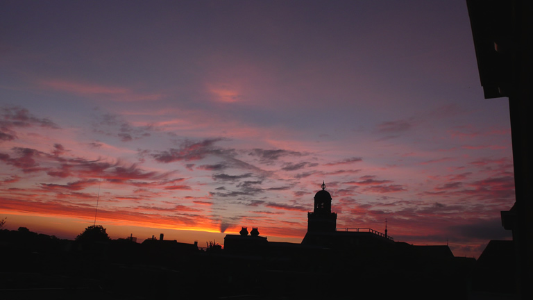 Sunset over Lebuinus