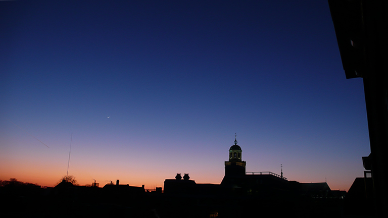 Sunset over Lebuinus